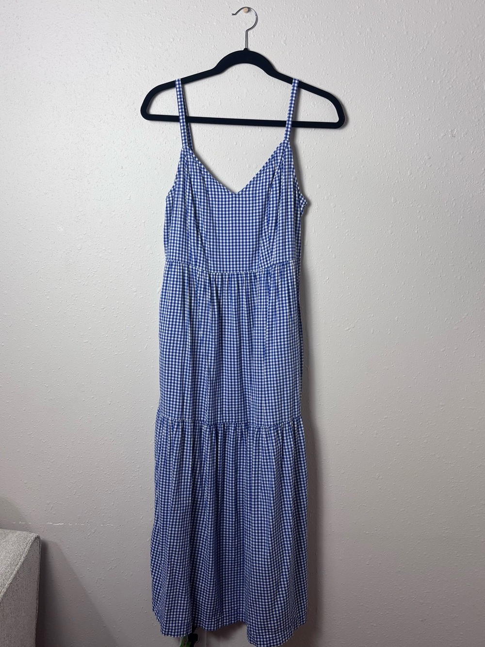 Old Navy Tiered Printed Maxi Cami Swing Dress Size Medium
